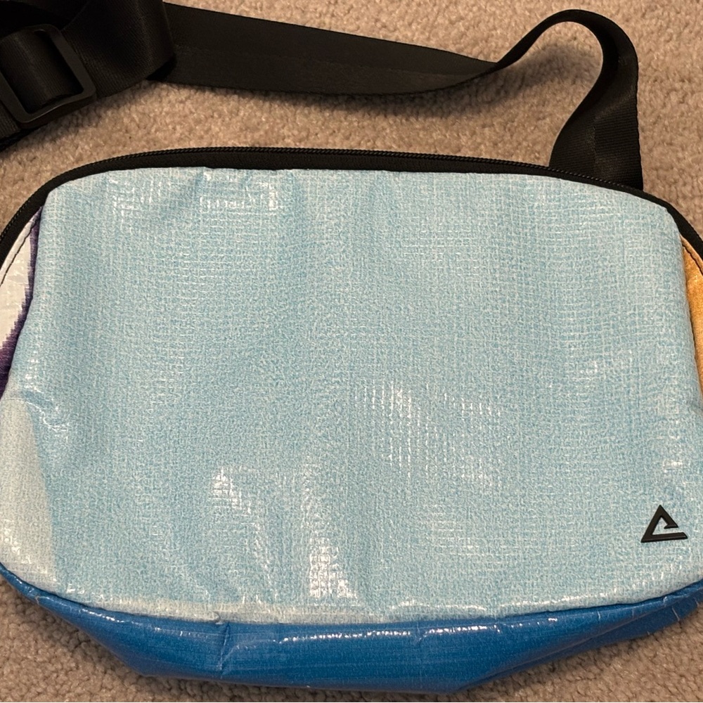 Rareform Zion Billboard Light Blue Crossbody Sling Bag Men Recycled